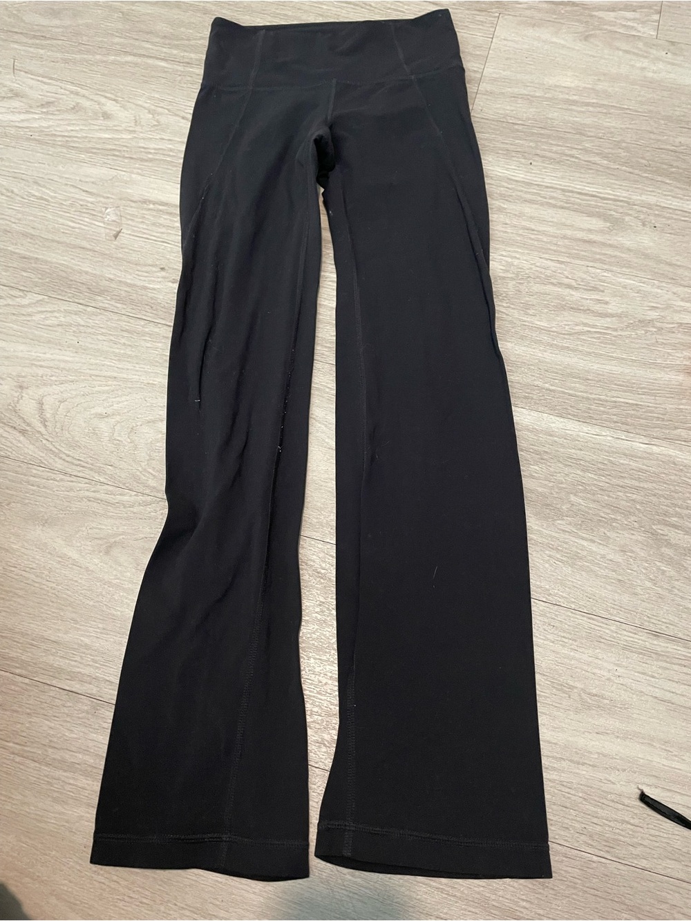 Athleta Black Boot-Cut Flare Yoga Pants
